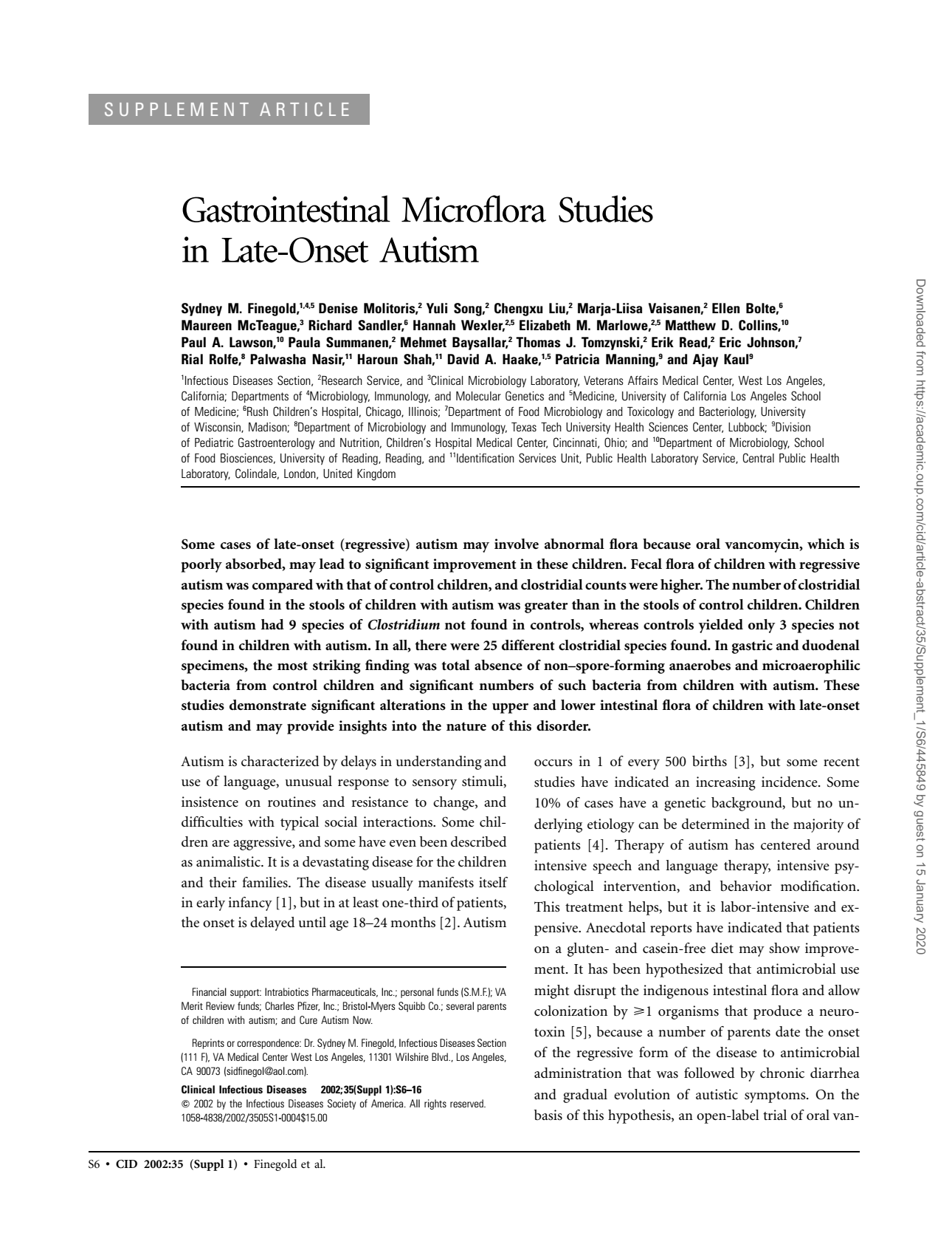 The gut flora as a forgotten organ