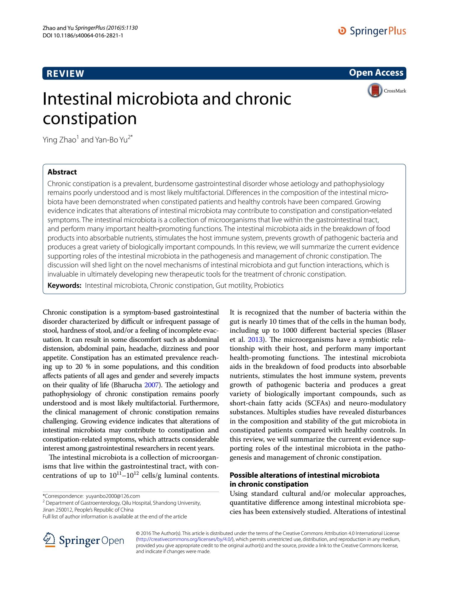 The gut flora as a forgotten organ